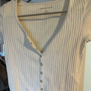 White cropped t-shirt